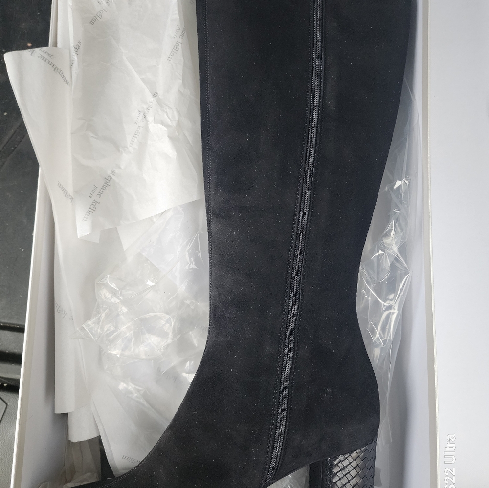 Stephane Kelian Black Heeled Boots